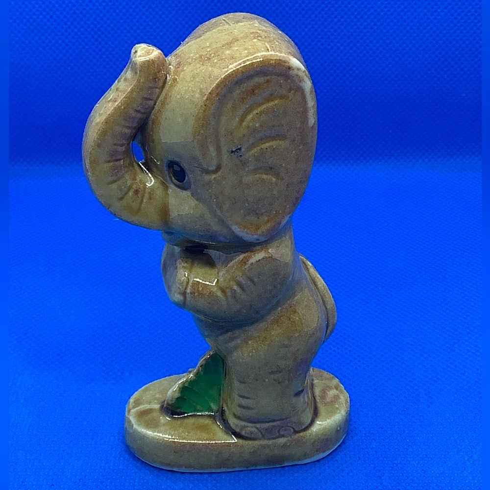 Cute Lucky Elephant Figurine Marked Japan